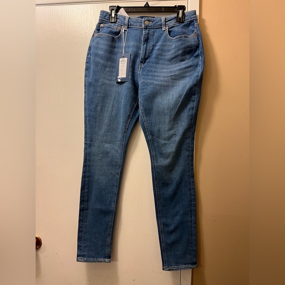 NWT Size Large /32 leg JJXX Jack Jones Ladies High Waist Skinny Jeans - Picture 4 of 8